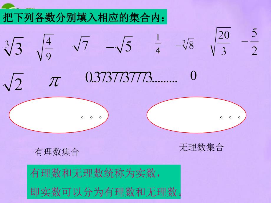 最新七年级数学上册62实数课件沪科版课件_第3页