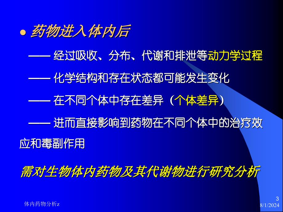 体内药物分析z课件_第3页