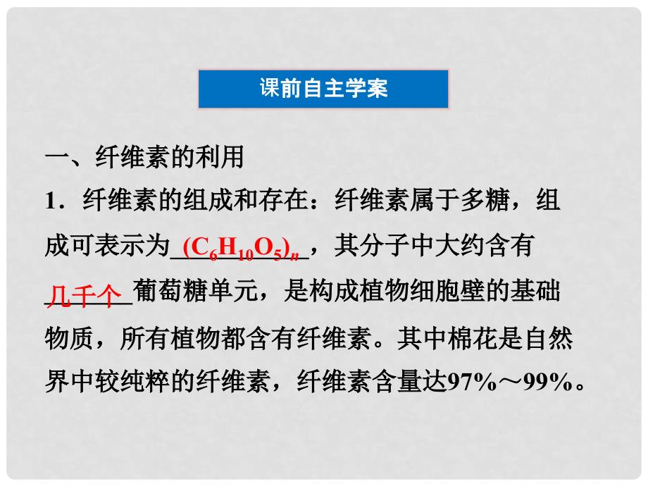 高中化学 专题3第三单元纤维素的化学加工课件 苏教版选修化学与技术_第4页