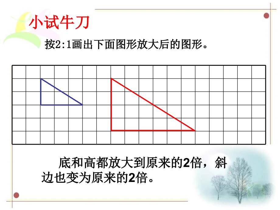 人教版图形的放大缩小houjian_第4页