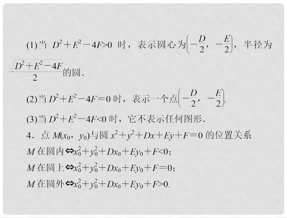 高考数学一轮复习 第十一章 第3讲 圆的方程课件 理_第3页