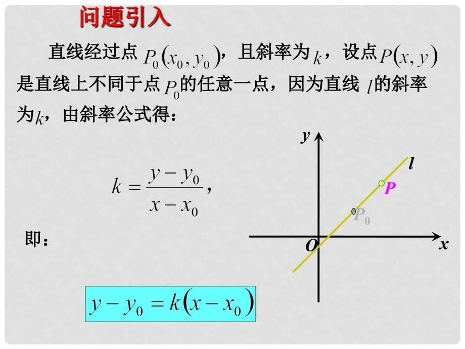 山东省沂水县高中数学 第三章 直线与方程 3.2.1 直线的点斜式方程课件 新人教A版必修2_第5页