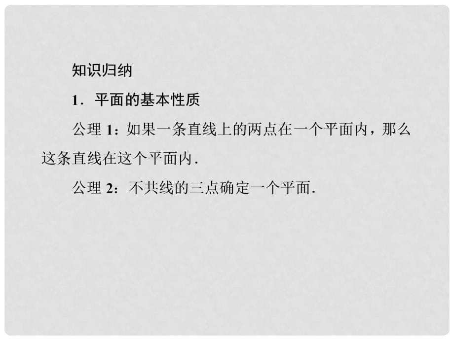 高考数学复习 93 空间点、直线、平面之间的位置关系课件 新人教A版_第5页