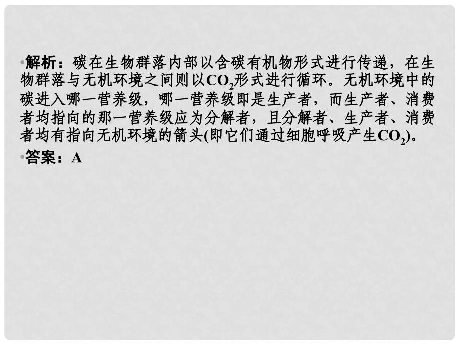 高考生物一轮复习 第5章 生态系统及其稳定性 单元综合提升课件 新人教版必修3_第4页