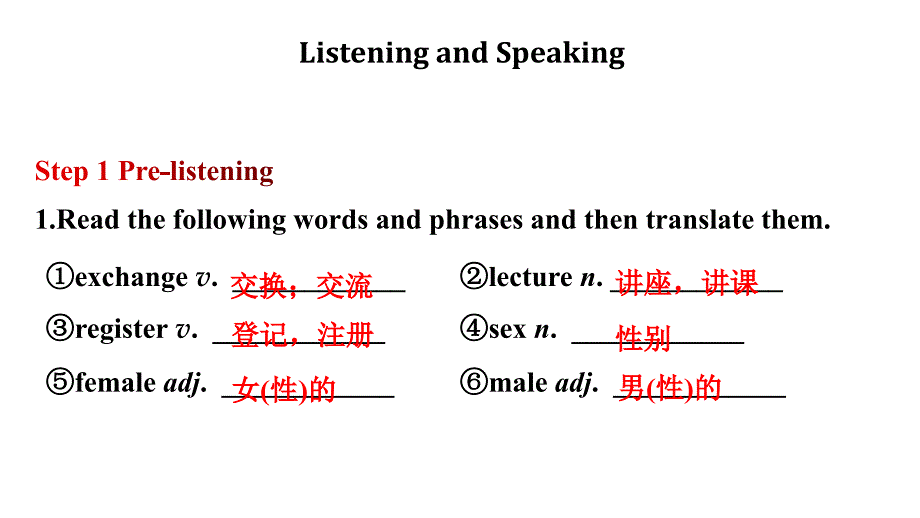 【课件】Welcome+unit+Listening+and+Speaking+课件高中英语人教版（2019）必修第一册_第4页