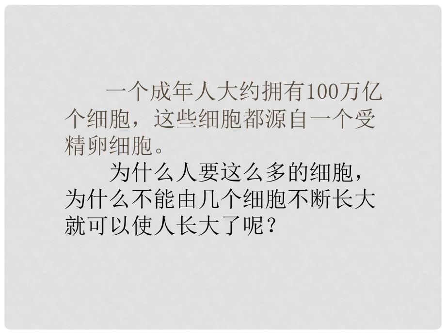 甘肃省民勤县第五中学七年级生物上册《细胞通过分裂产生新细胞》课件 新人教版_第4页