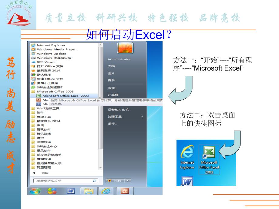 《一、启动Excel课件》初中信息技术沪科教课标版八年级上册课件5815_第2页