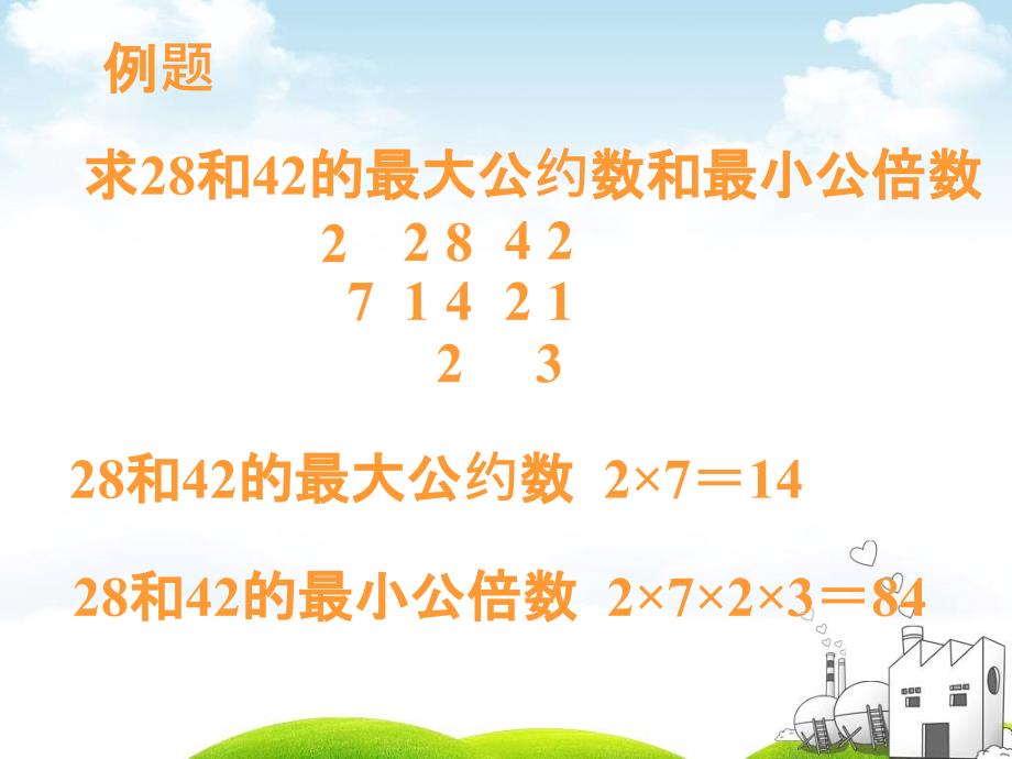 最大公约数和最小公倍数的比较PPT优秀课件下载_第3页