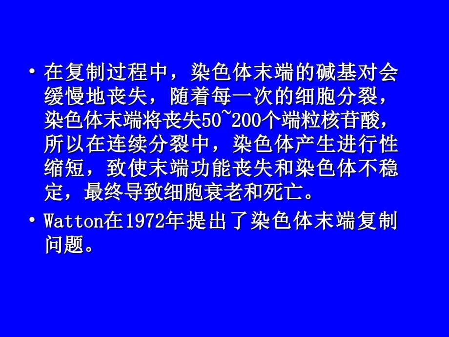 分子肿瘤学6端粒端粒酶与肿瘤_第5页