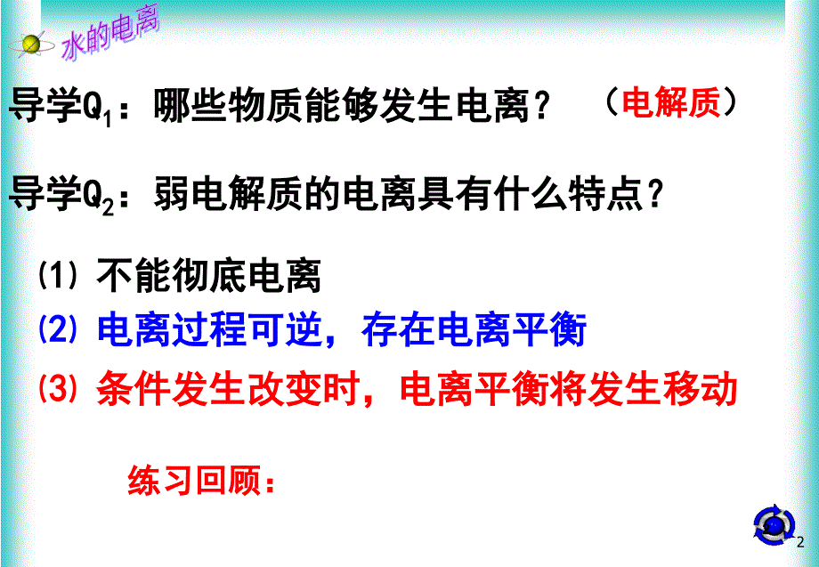 水的电离和溶液pH好用课堂PPT_第2页