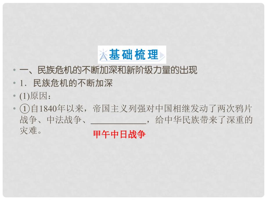 高中历史 第九章 中国戊戌变法 9.1 资产阶级维新变法运动的兴起课件 北师大版选修1_第3页