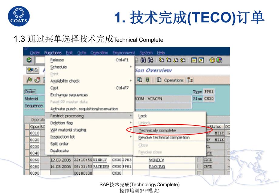 SAP技术完成(TechnologyComplete)操作培训(PP模块)课件_第4页