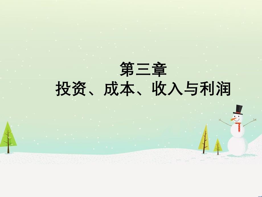 第三章投资成本收入与利润_第1页
