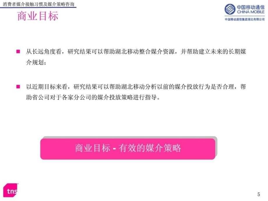 湖北移动消费者媒介接触习惯及媒介策略咨询_第5页