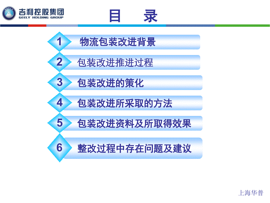 吉利控股华普物流包装改进汇报材料_第2页