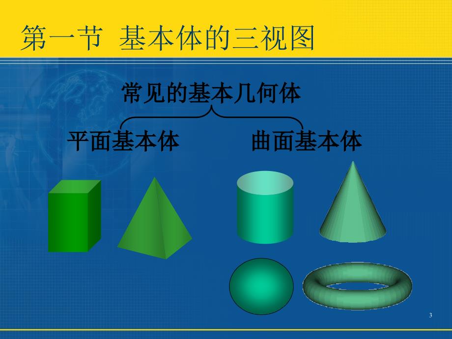 机械制图-基本体的三视图及其截交线、相贯线的画法_第3页