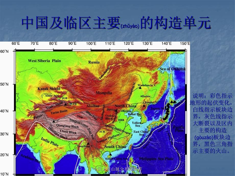 中国主要山脉分布图精讲课件_第3页