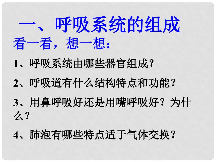 七年级生物下册 第十章 第三节 人体和外界环境的气体交换课件2 （新版）苏教版_第4页