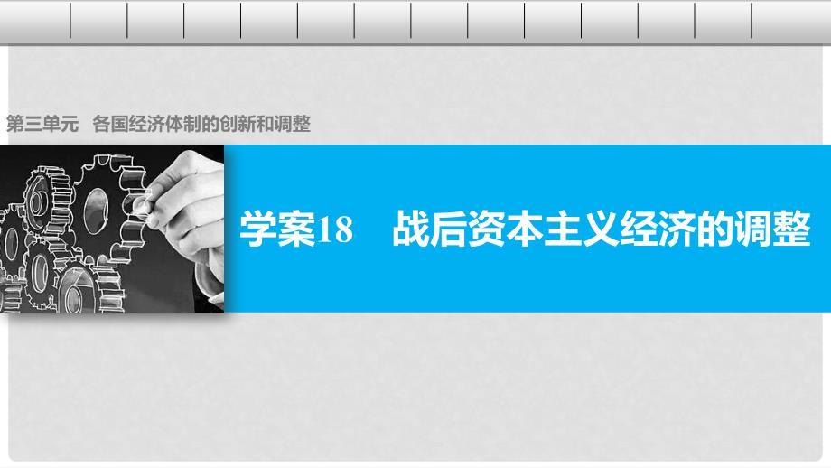 高中历史 第三单元 各国经济体制的创新和调整 18 战后资本主义经济的调整课件 岳麓版必修2_第1页