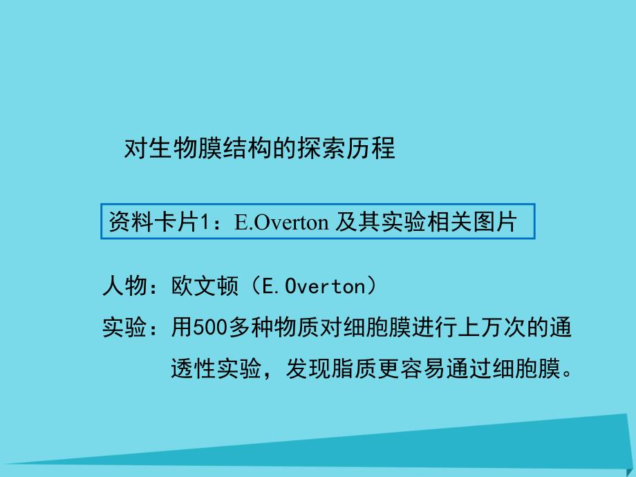 高中生物第四章细胞的物质输入和输出4.2生物膜的流动镶嵌模型课件2新人教版必修_第3页