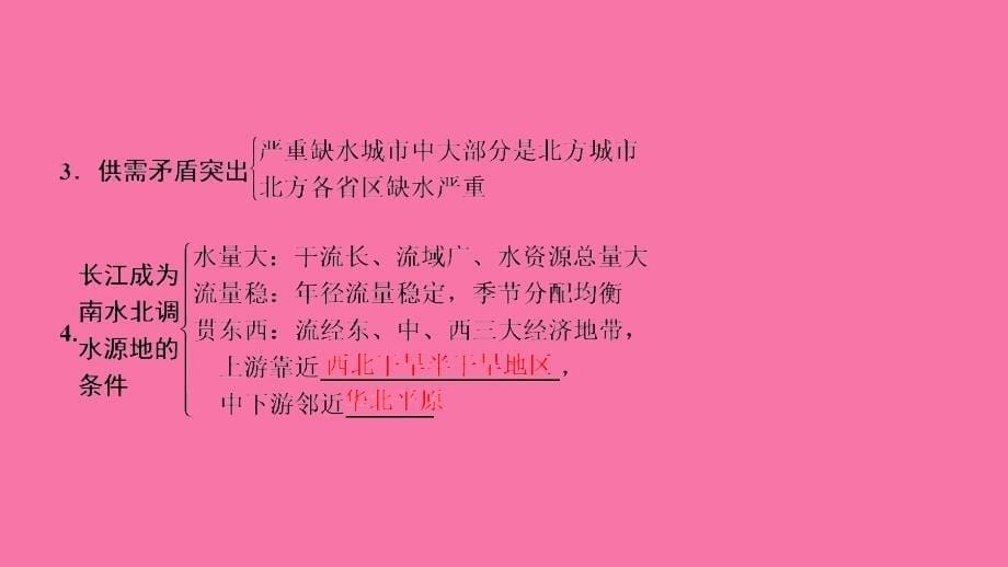 地理鲁教版必修三优化第三单元第三节资源的跨区域调配以南水北调为例ppt课件_第5页