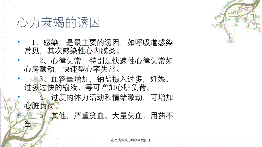 心力衰竭及心肌梗死的护理_第3页