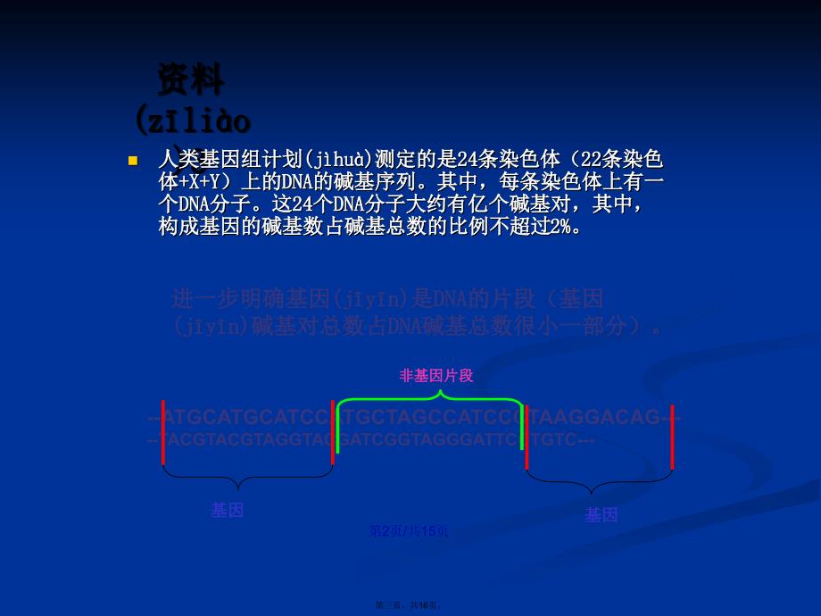 基因是有遗传效应的DNA片段学习教案_第3页