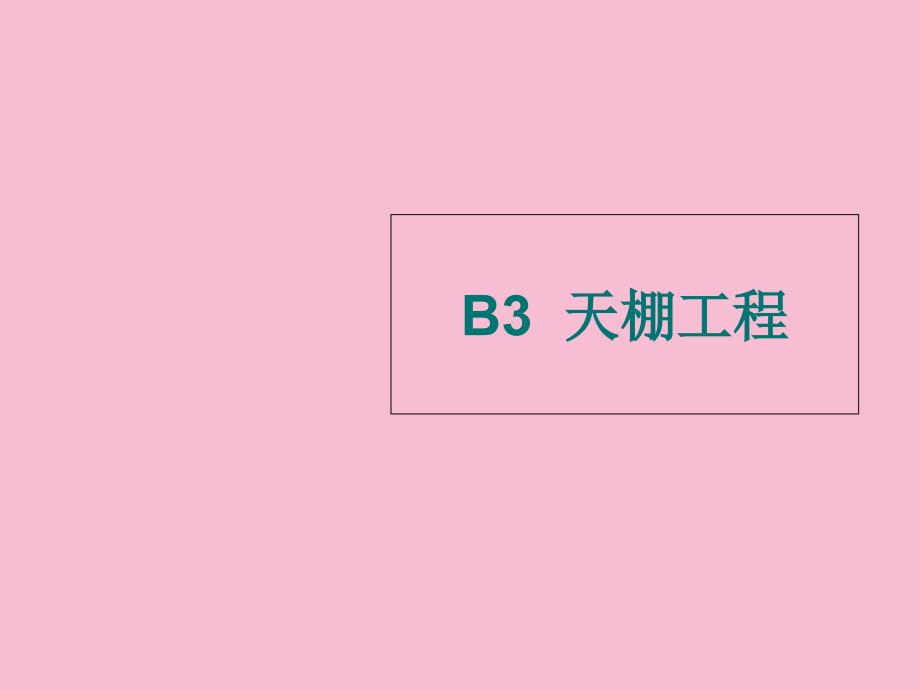 B3天棚工程B4门窗工程ppt课件_第1页