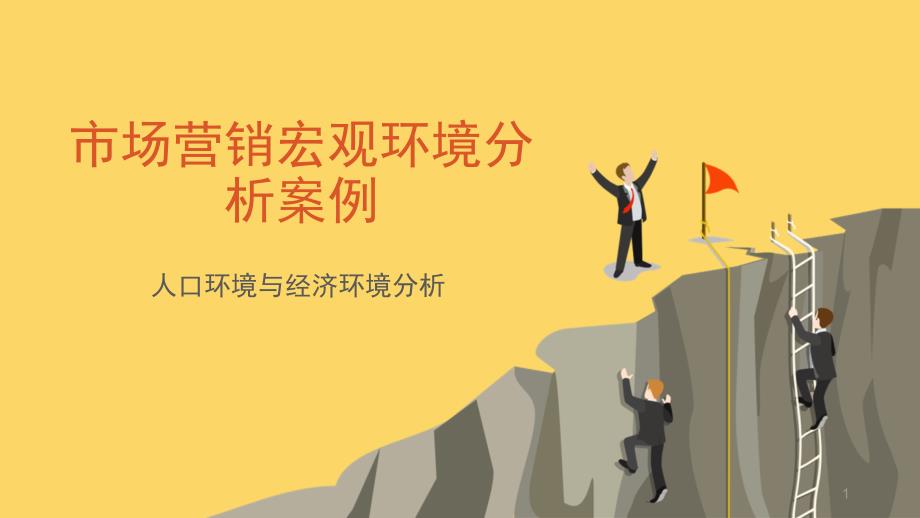 市场营销宏观环境分析案例ppt课件_第1页