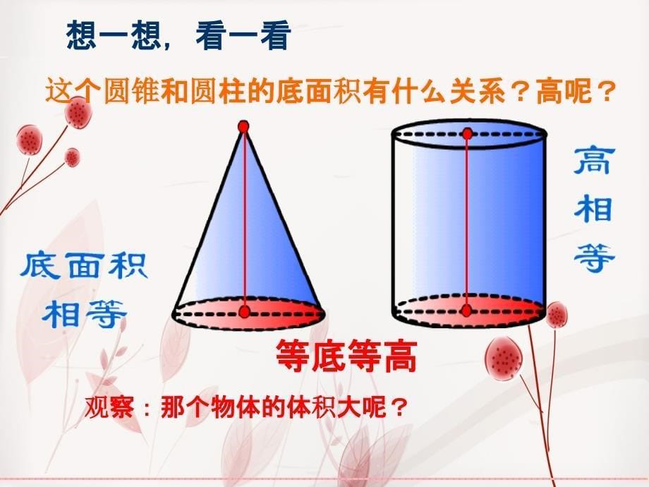 人教版六年级数学下册圆锥的体积_第5页