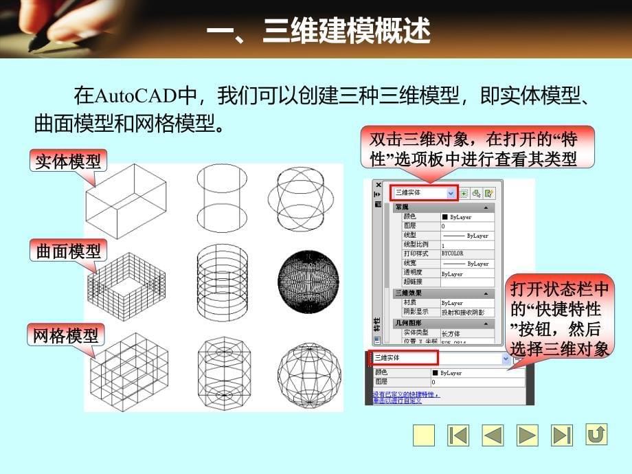 AutoCAD-2011创建三维模型_第5页