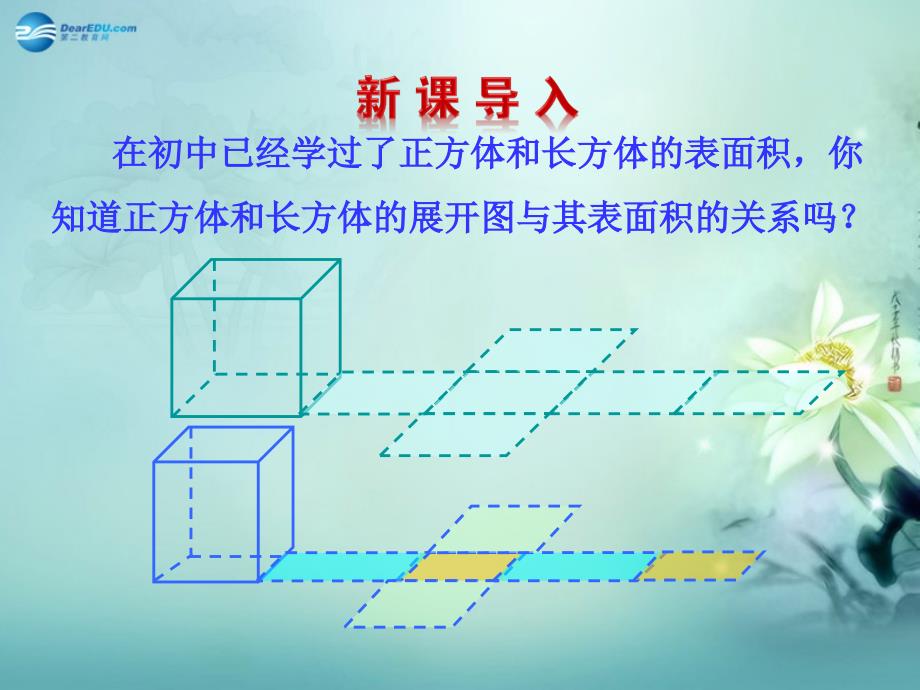 【全程复习方略】高中数学 第1章 7.1 柱、锥、台的侧面展开与面积课件 北师大版必修2_第2页