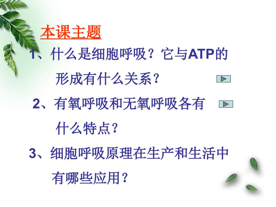 最新53ATP的主要来源——细胞呼吸精选PPT文档_第1页