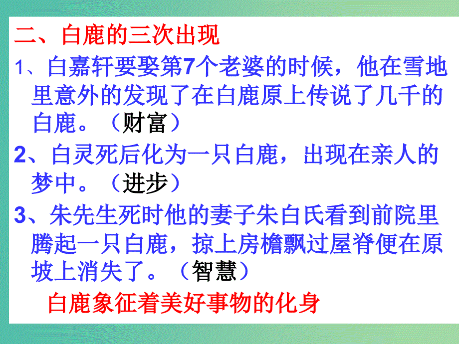 高中语文 第五单元 白鹿原 家族的学堂课件 新人教版选修《中国小说欣赏》.ppt_第4页