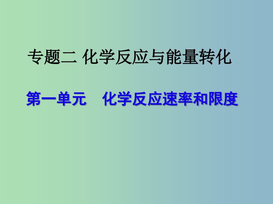 高中化学 2.1化学反应速率与反应限度课件 苏教版必修2.ppt_第1页