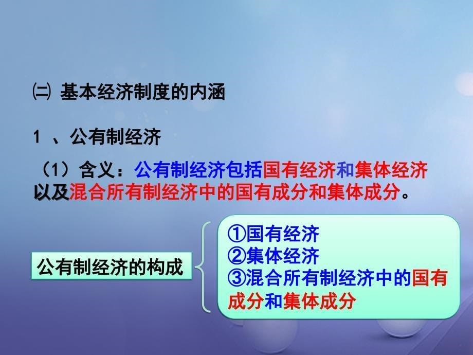 九年级政治全册第一单元认识国情了解制度1.2富有活力的经济制度课件粤教版_第5页