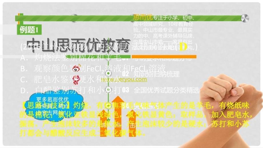 中考突破中考化学复习 第五部分 实验与科学探究 第十九章 物质的检验、鉴别、分离与提纯课件_第5页