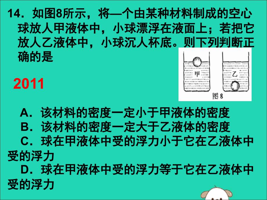 最新中考物理真题汇编浮力课件_第3页