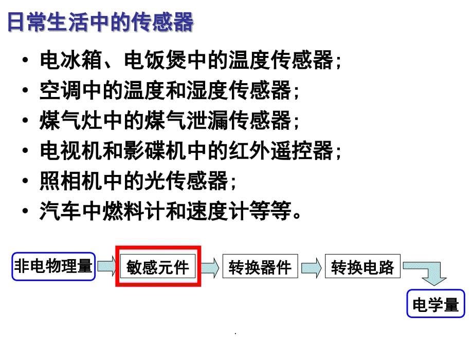 第六章第一节传感器及其工作原理ppt课件_第5页