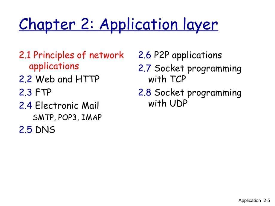 计算机网络教学课件：Chapter 2 Application layer_第5页