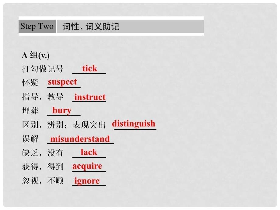 高中英语 Unit 15 Learning Vocabulary Breakthrough课件 北师大版必修5_第5页