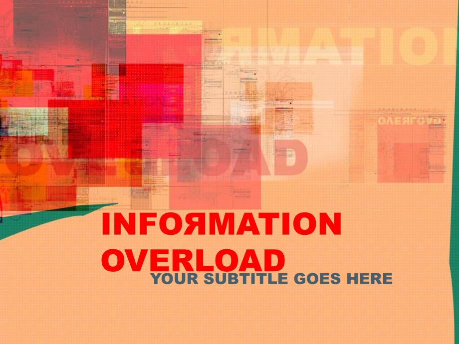 最新技术类PPT模板informationoverload_第1页