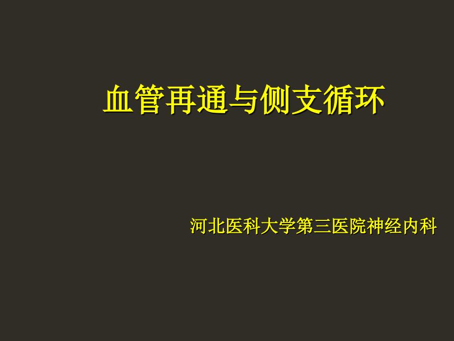 血管再通与侧支循环行业特制_第1页