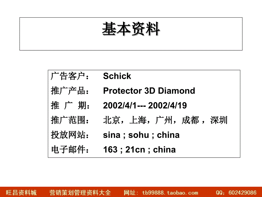 盟思舒适剃须刀网络广告报告_第3页