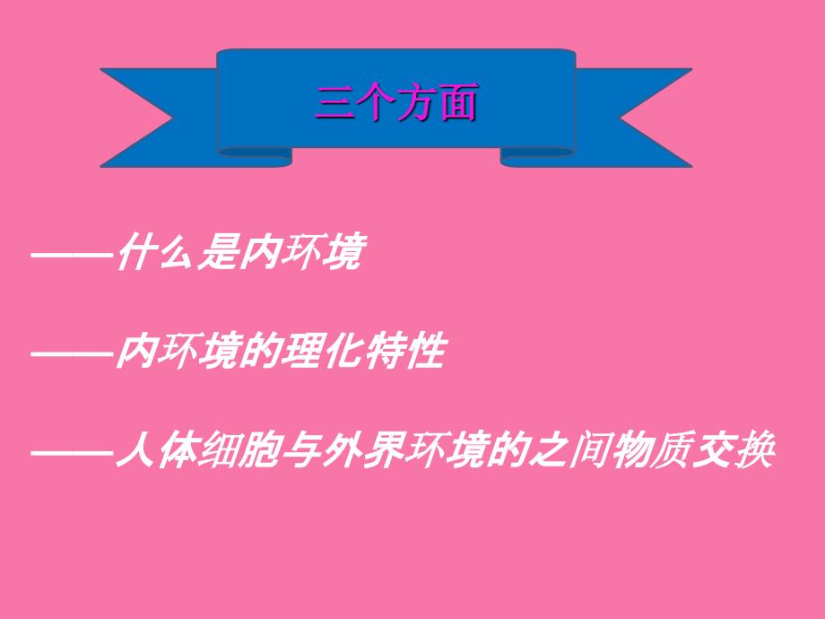 教学311生物必修3课堂教学细胞生活的环境ppt课件_第2页