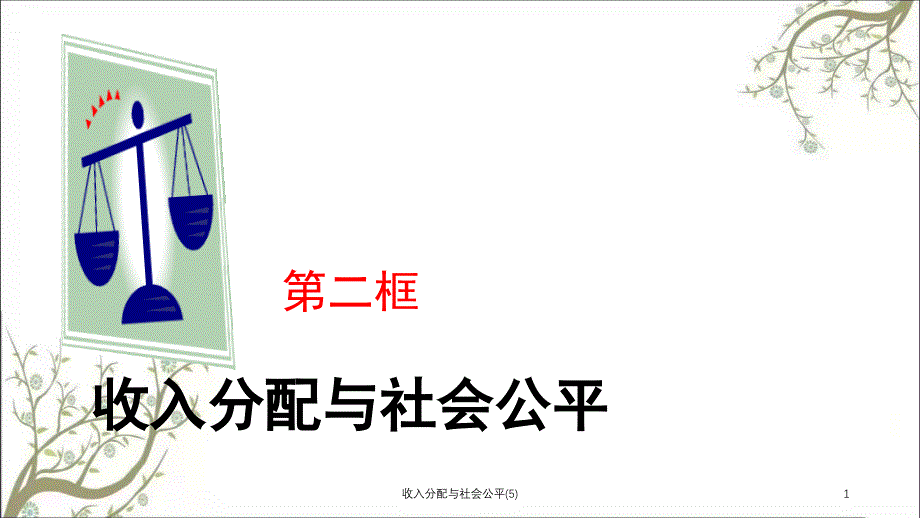 收入分配与社会公平5课件_第1页