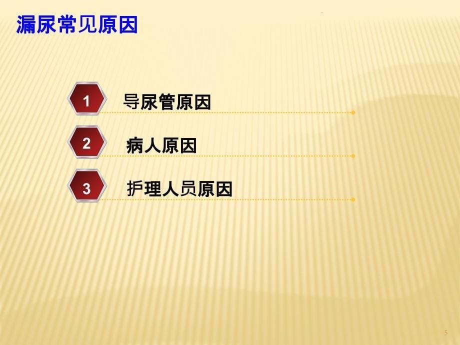 留置尿管漏尿原因分析及处理ppt课件_第5页