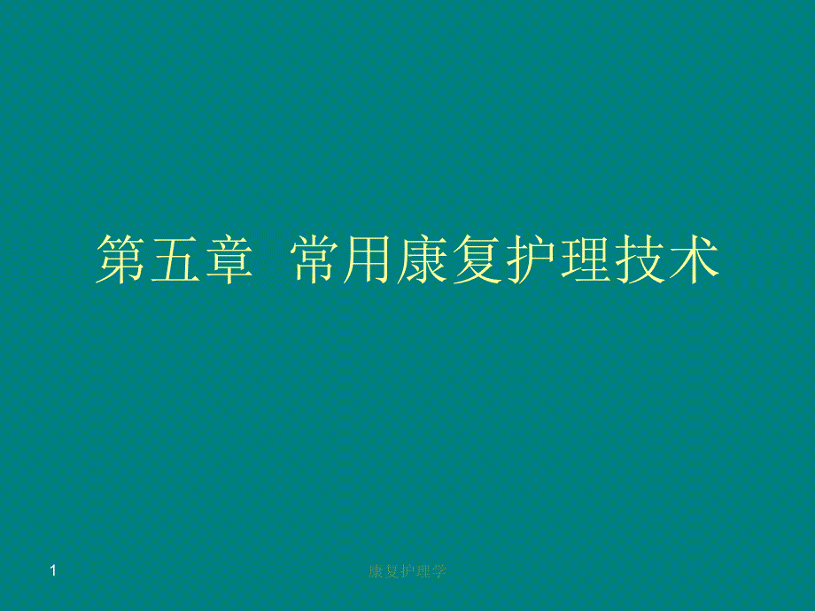 常用康复护理技术.ppt_第1页