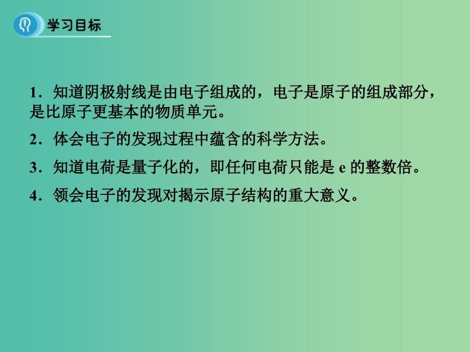 高中物理 18.1《电子的发现》课件 新人教版选修3-5.ppt_第2页