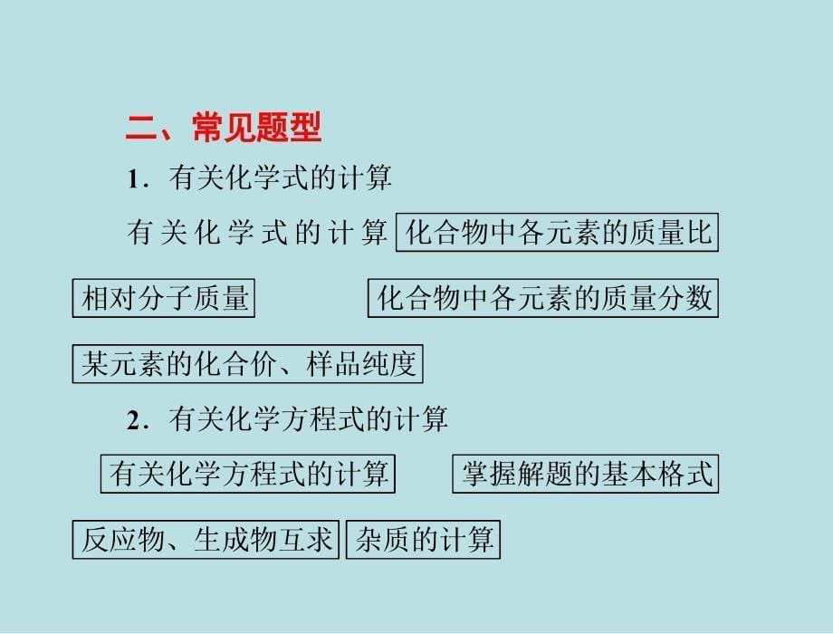 中考化学二轮专题复习专题八综合计算型试题课件_第5页